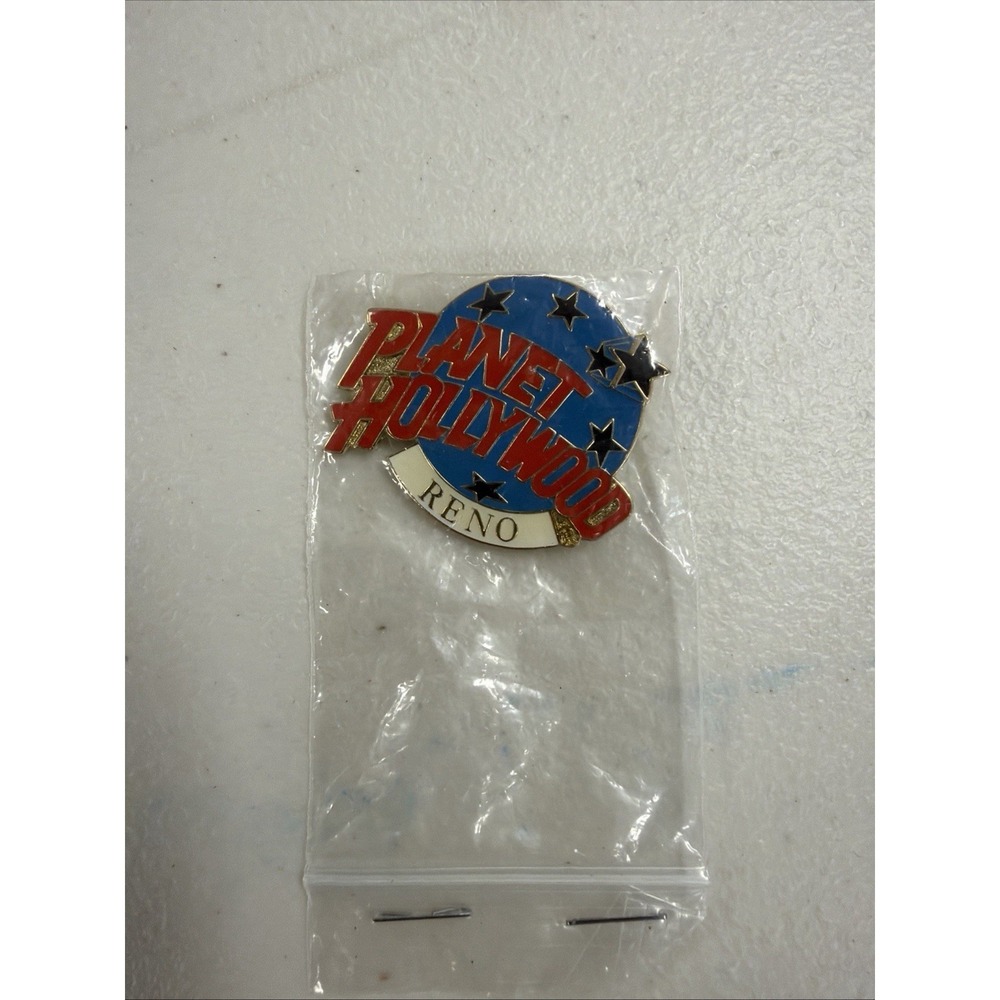 Vintage Planet Hollywood Reno Classic Logo Lapel Hat Pin‎